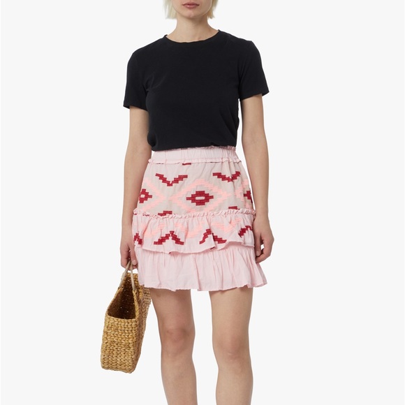 Greek Archaic Kori  Printed cotton miniskirt size S - Picture 1 of 11